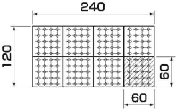 How is the pallet size determined?
